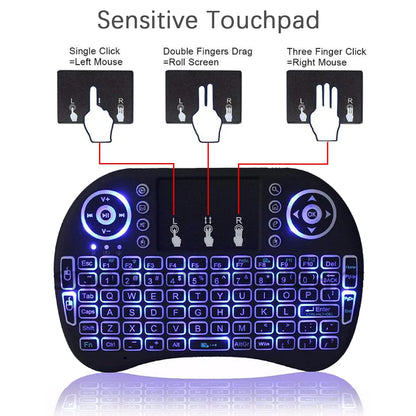 i8 Air Mouse with Touchpad Keyboard